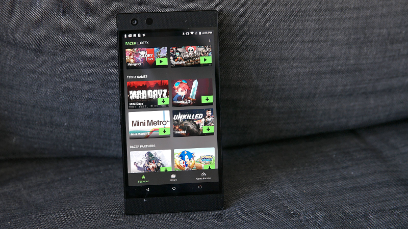 Out of the 30 or so games with 120Hz support, the Razer Cortex app only shows four at time, which is annoying.